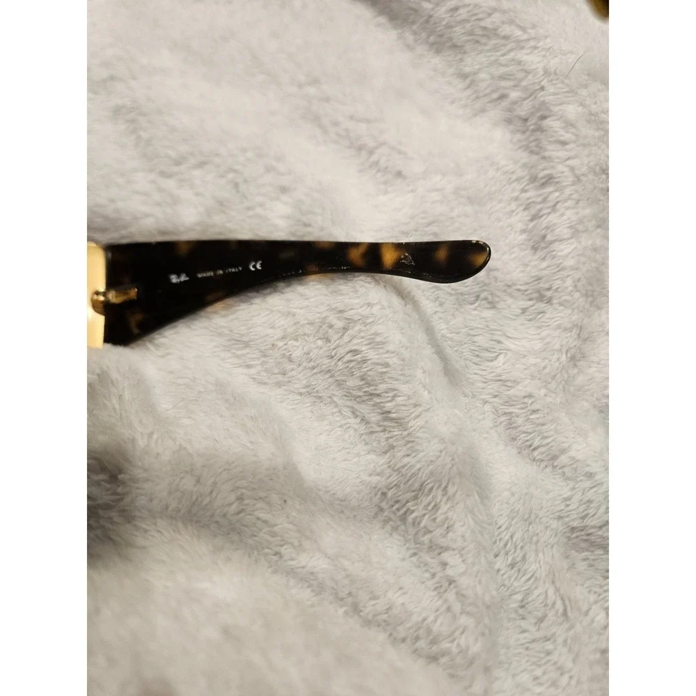 Ray Ban Sunglasses RB 3361 Italy Faux Tortoise Gold Discontinued Shield Mens